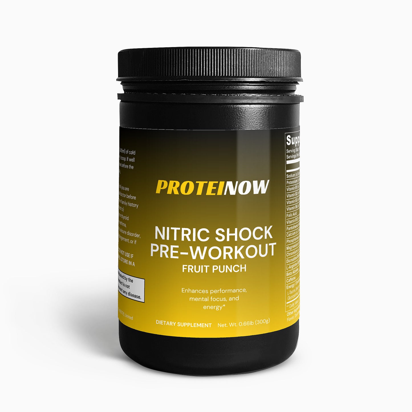 Nitric Shock Pre-Workout Powder (Fruit Punch)
