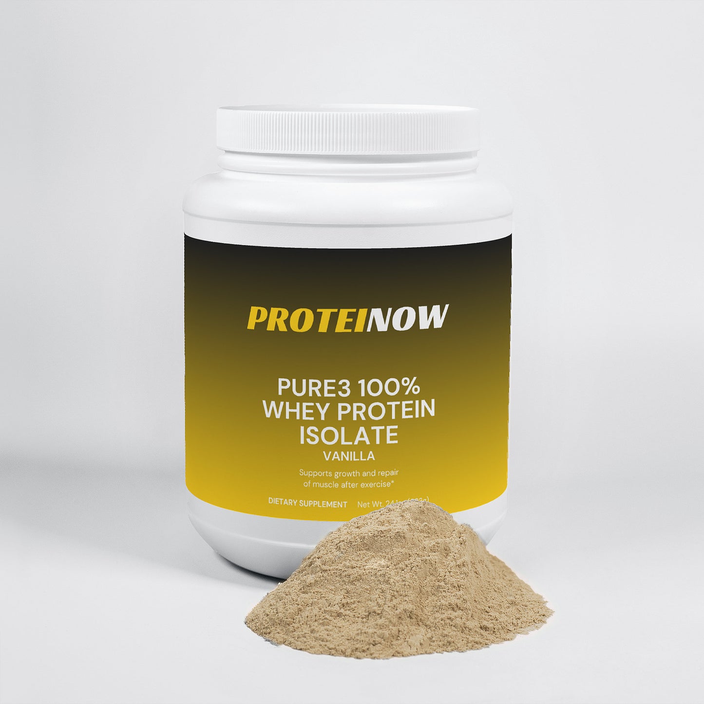 Pure3 100% Whey Protein Isolate (Vanilla)