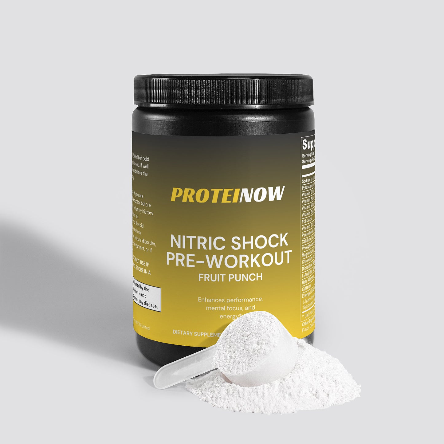 Nitric Shock Pre-Workout Powder (Fruit Punch)